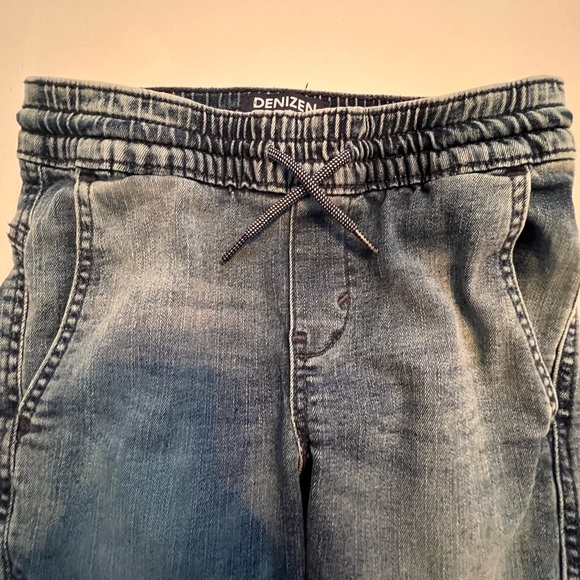 Denizen by Levi’s boys denim joggers with cargo pocket drawstring size 8 - Picture 4 of 5